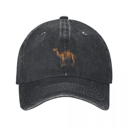 Camel Accessories Men Women Baseball Hat Animal Distressed Washed Caps Hat Vintage
