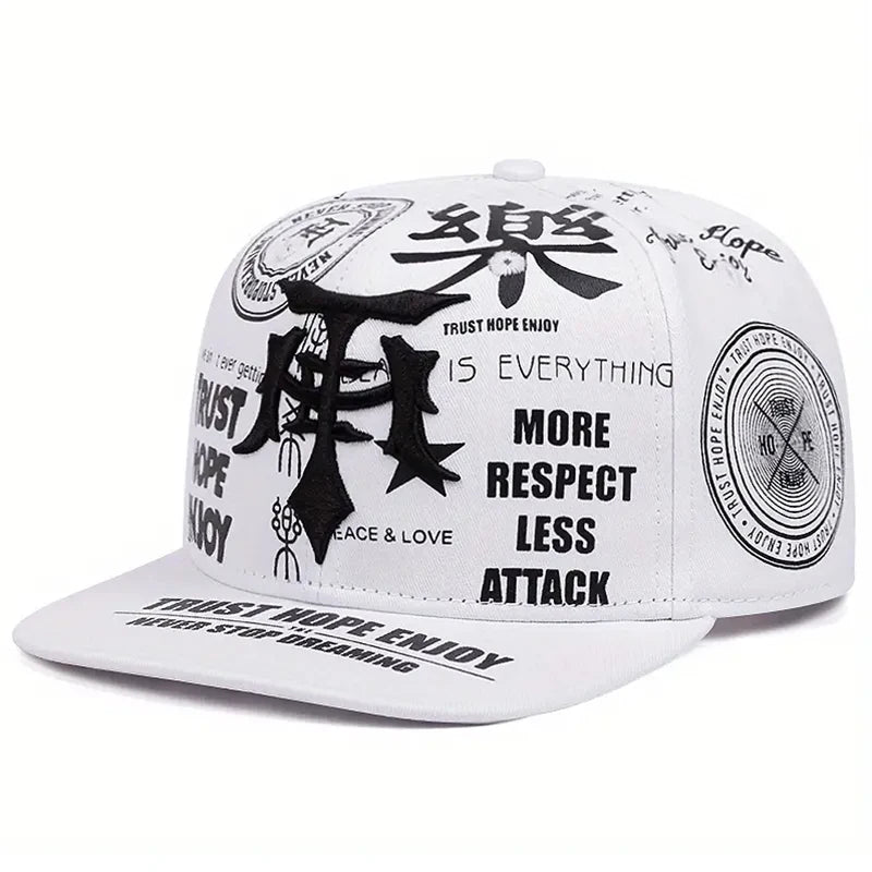 2025 Personalized New Dagger Graffiti Street Pop Hip Hop Hat Outdoor Sports