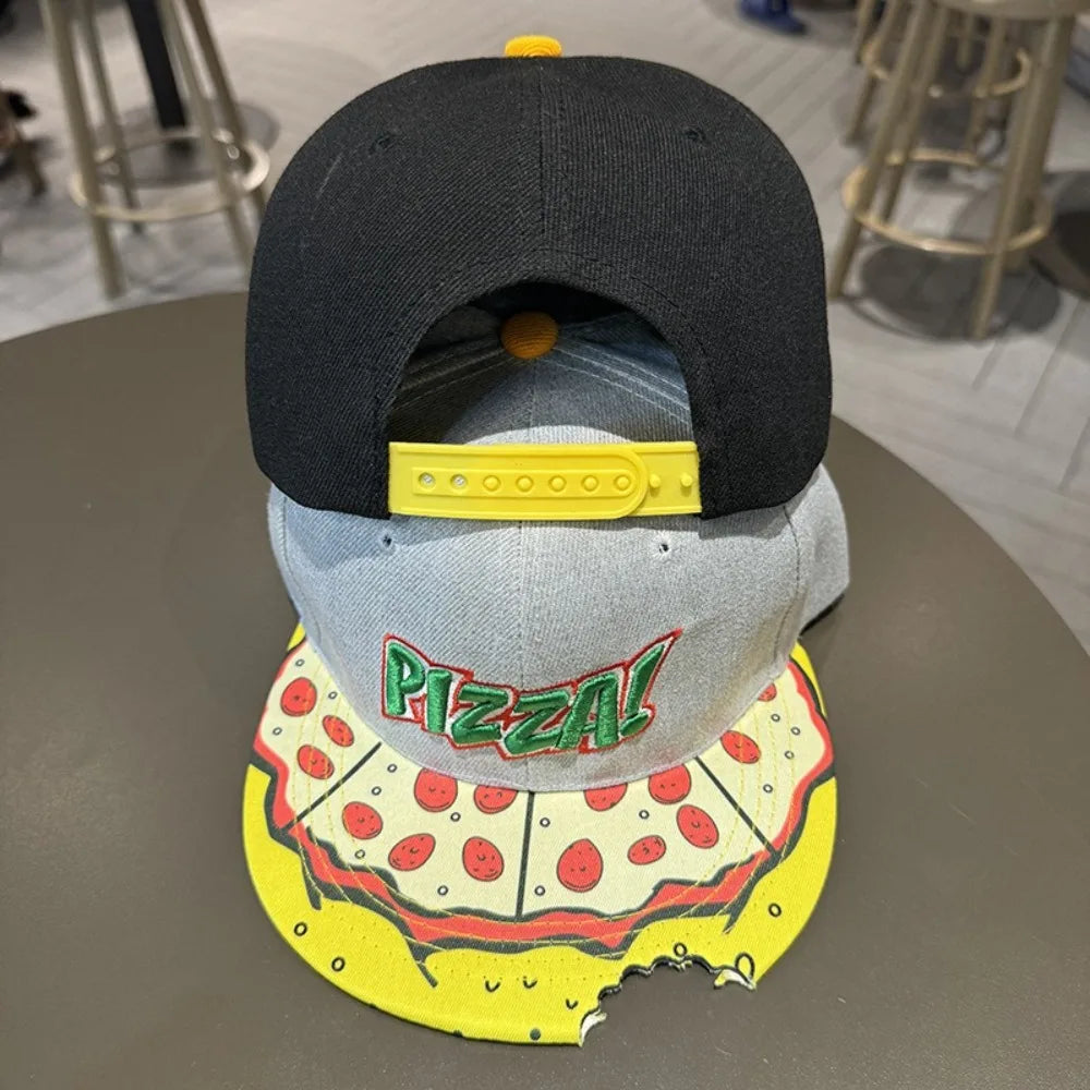 Fashion Casual Hip Hop Hats PIZZA Baseball Cap
