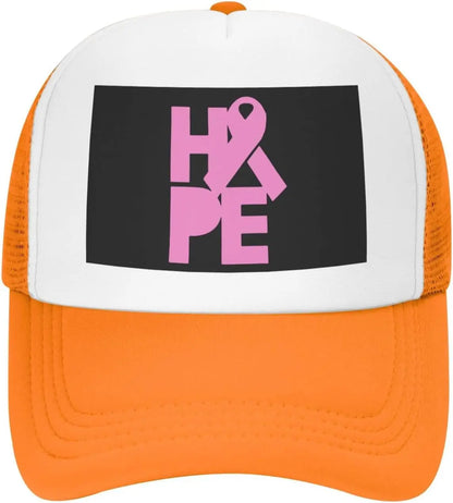 Pink Hope Breast Cancer Awareness Baseball Hat