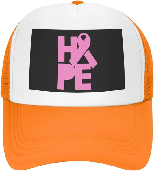 Pink Hope Breast Cancer Awareness Baseball Hat