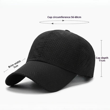 Solid Color Mesh Cap Baseball Cap Women Autumn Korean Edition Sunscreen Hat