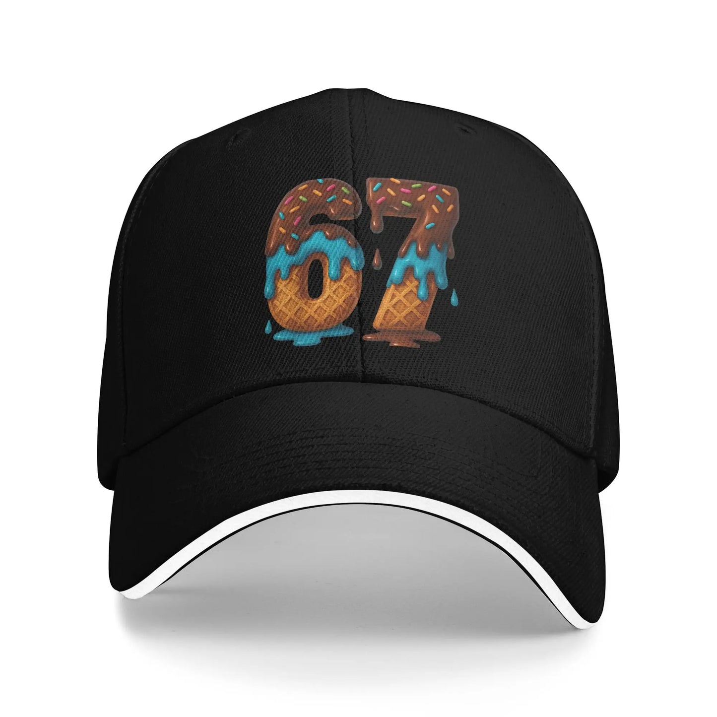 67 Six Seven 6-7 Funny Steal Brainrot Gaming Meme Baseball Caps