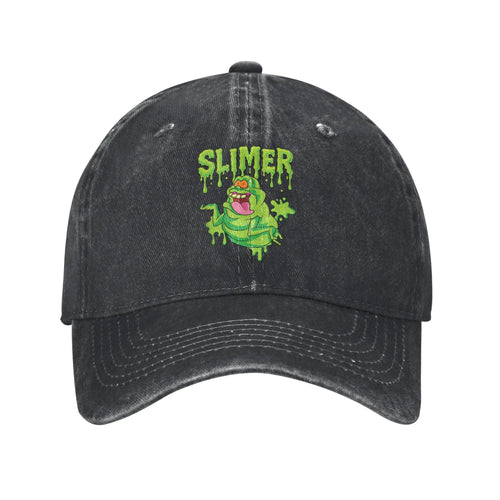 Ghost Movie Green Slimer Retro 80‘s Cartoon Sun Baseball Cap