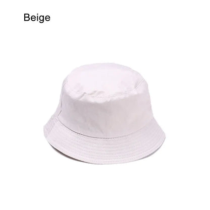 Women Men Outdoor Sunscreen Casual Candy Color Bucket Hat Sun Caps Fisherman Cap