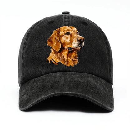 Golden Retriever Printed Baseball Cap