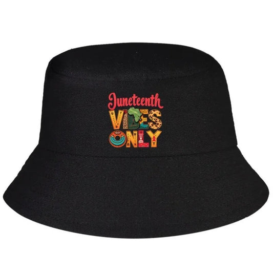 Juneteenth Vibes Only Graphic Bucket Hat