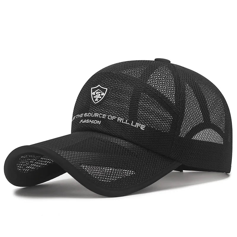 Breathable Baseball Cap For Men & Women Quick-Dry Mesh