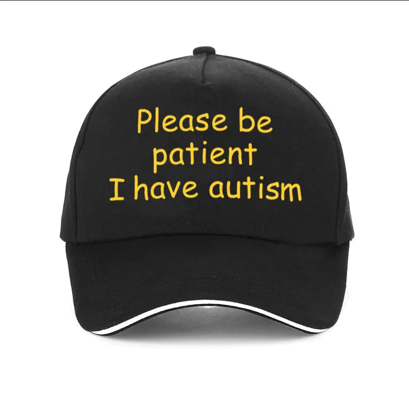 Please Be Patient I Have Autism Cap Baseball Cap