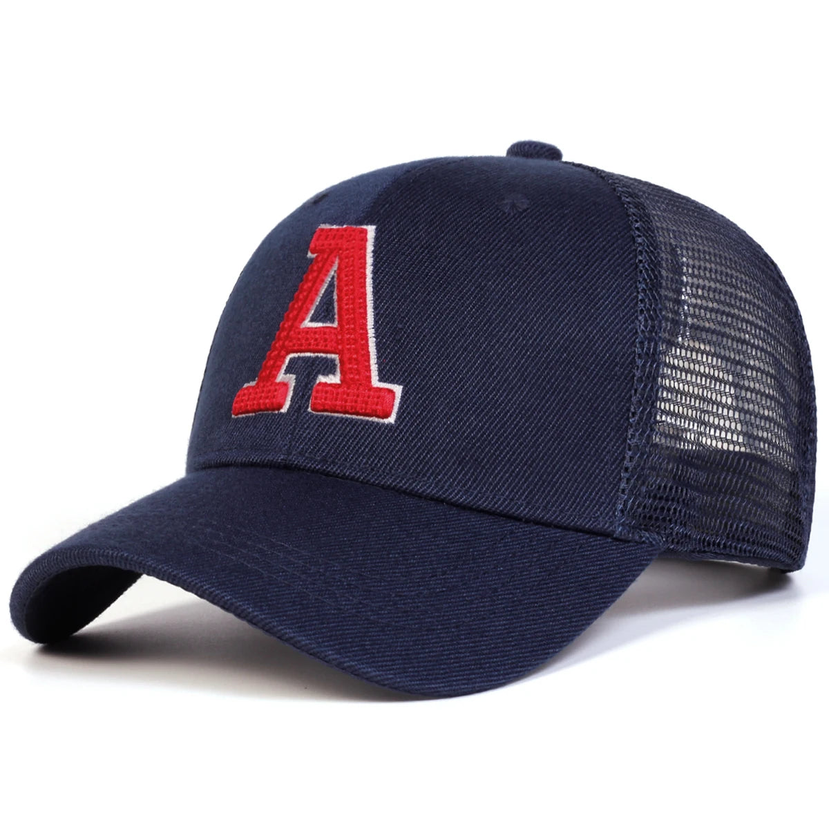 Unisex A Letter Embroidery Baseball Caps