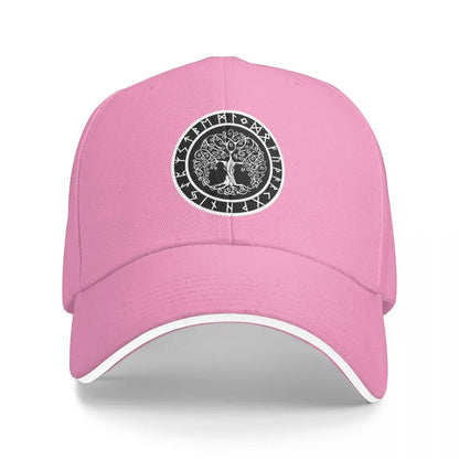 Unisex Baseball Hats Nordic Viking Scandinavn Odin Symbol Baseball Caps