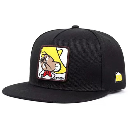 Creative Snapback Hat SPEEDY Mouse Labeling Street HipHop Hat