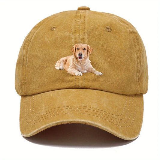 Golden Retriever Printed Baseball Cap For Both Men And Women