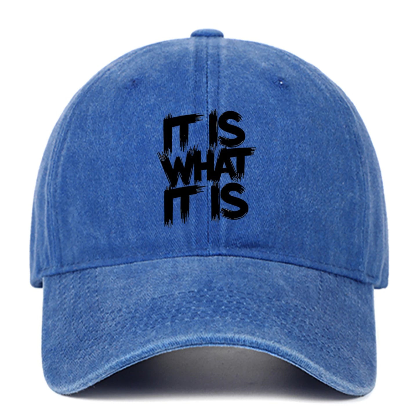 Black Letter Printed Baseball Caps For Men And Women