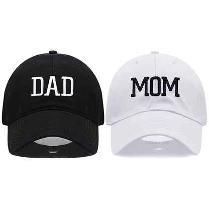 DAD MOM Embroidery Baseball Cap Fashion Women Men