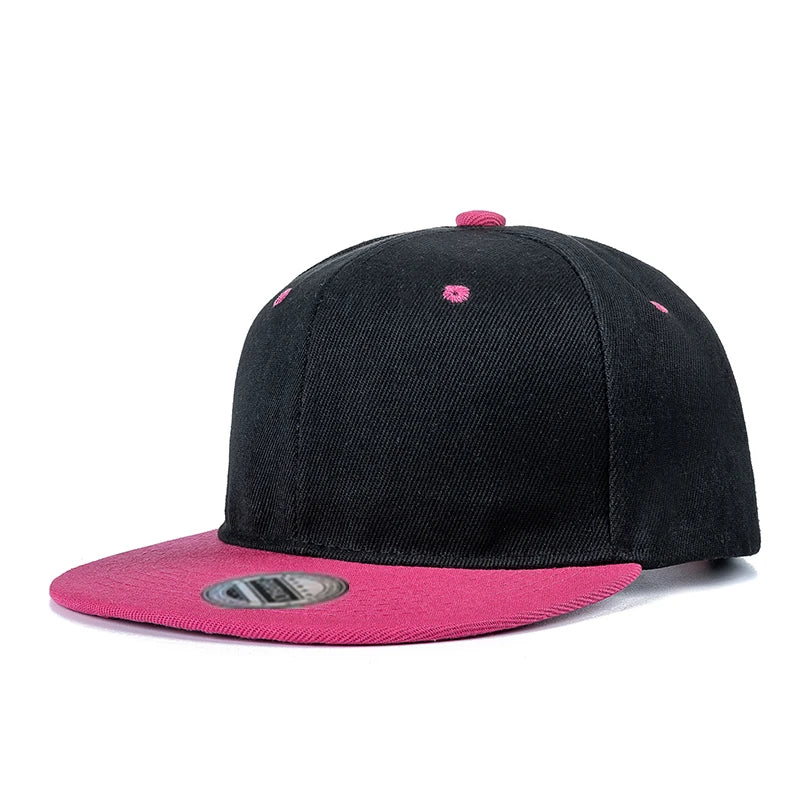 Unisex Cap Plain Snapback Hat High Quality Adult Hip Hop