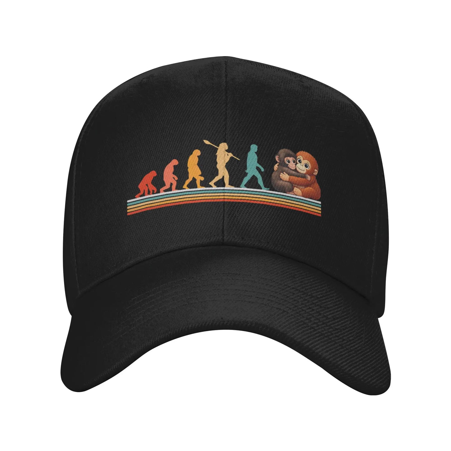 Sad Monkey Punch Meme With An Orange Toy Cap Baseball Cap For Men Women
