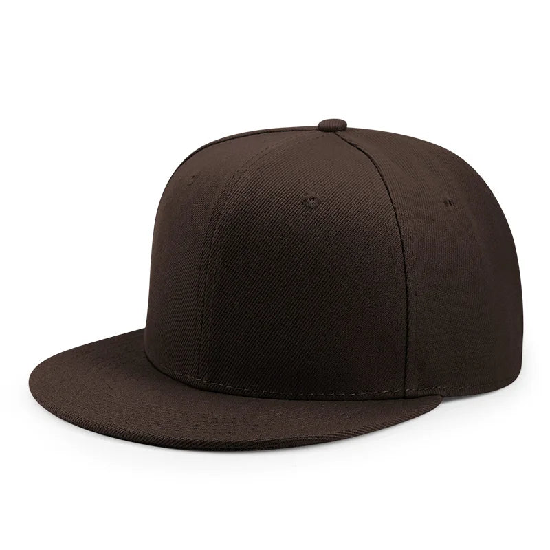Wholesale 40 Colors Flat Peak Snapback Caps Lady Fashion