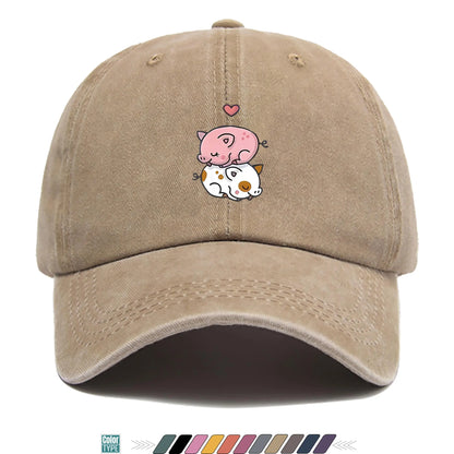 Cute Pig Print Baseball Cap