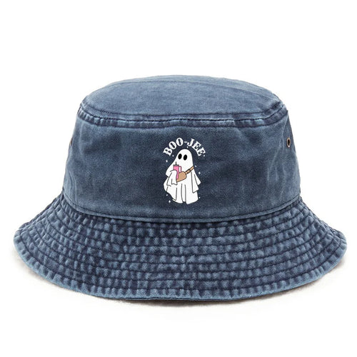 Halloween Themed BOO-JEE Print Hat Bucket Hat