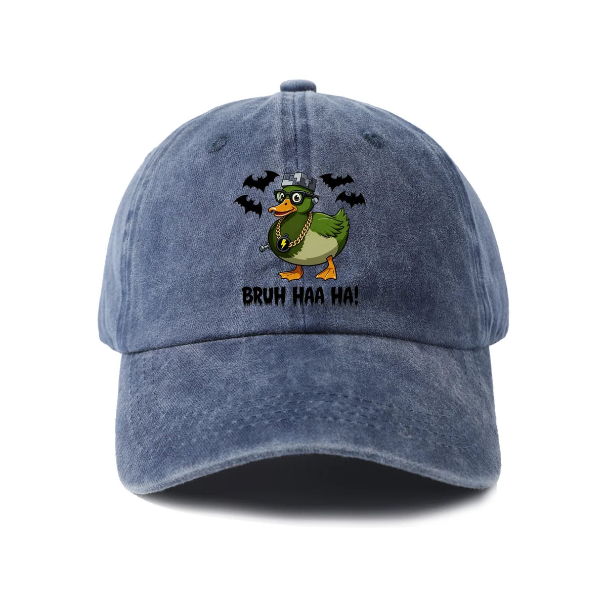 Bruh Haa Haa Duck Baseball Cap