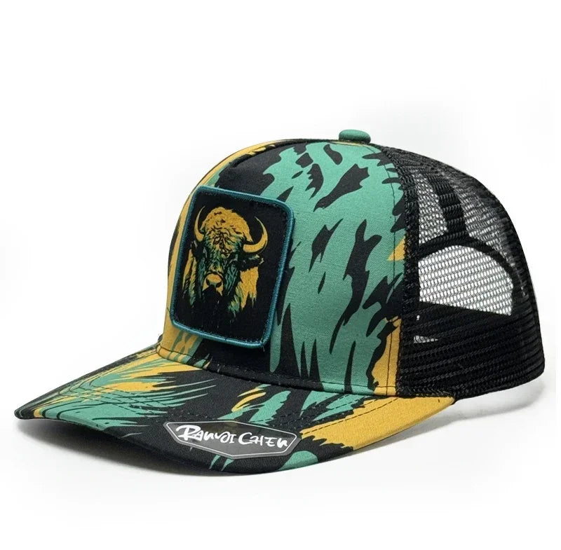 Fashion Luxury Caps Colourful Embroidery Patch Four Seasons Snapback Cap