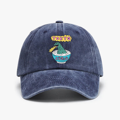 New Arrival Cartoon Dinosaur Print Japan Harajuku Baseball Cap