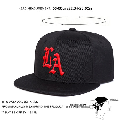Unisex Gothic LA Embroidery Hip-hop Hats Spring and Autumn Outdoor