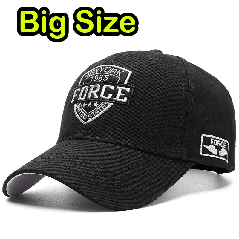 New York Big Head Man Plus Size Baseball Cap 56-60CM 60-65CM Unisex