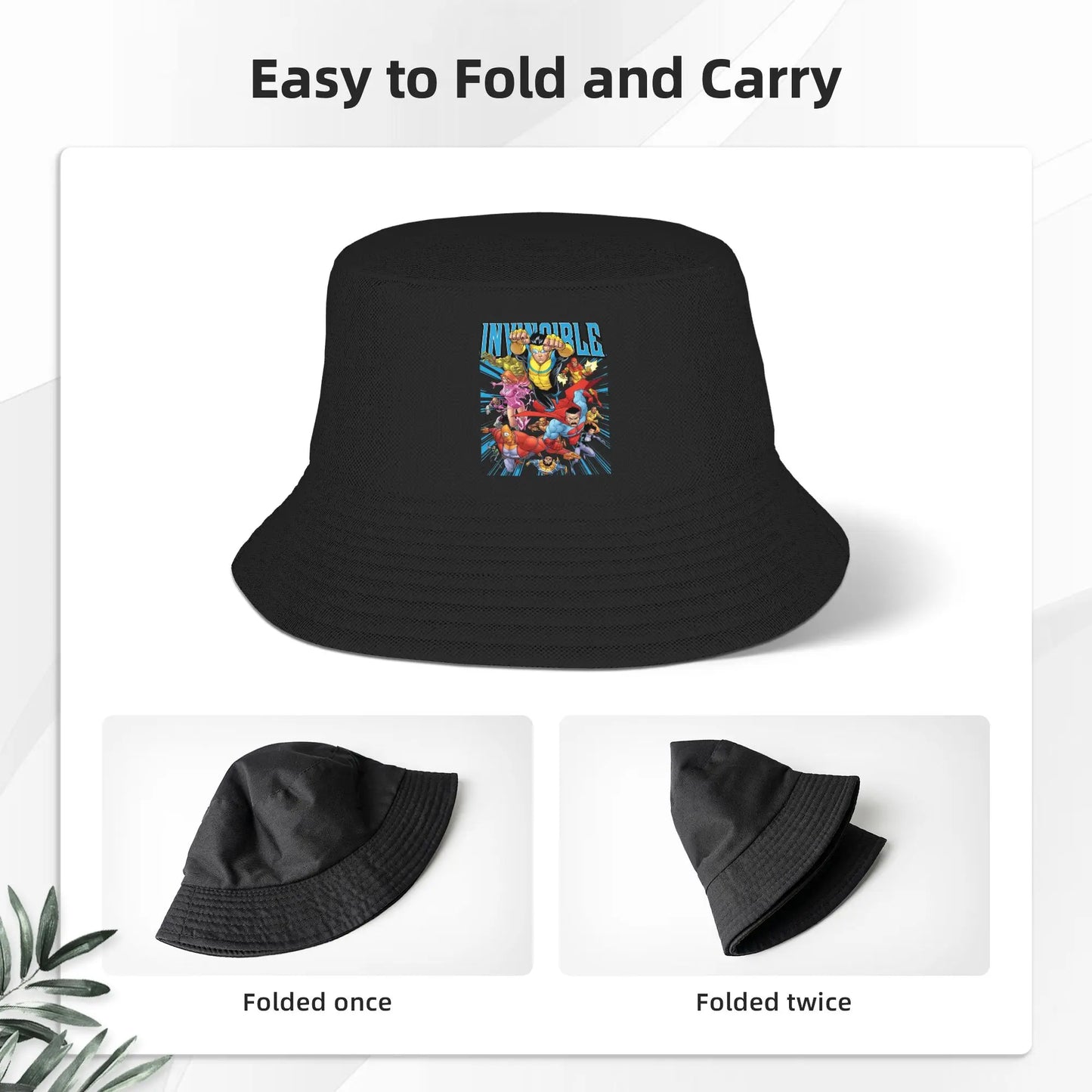 Women Men Bucket Hat Invincible Characters