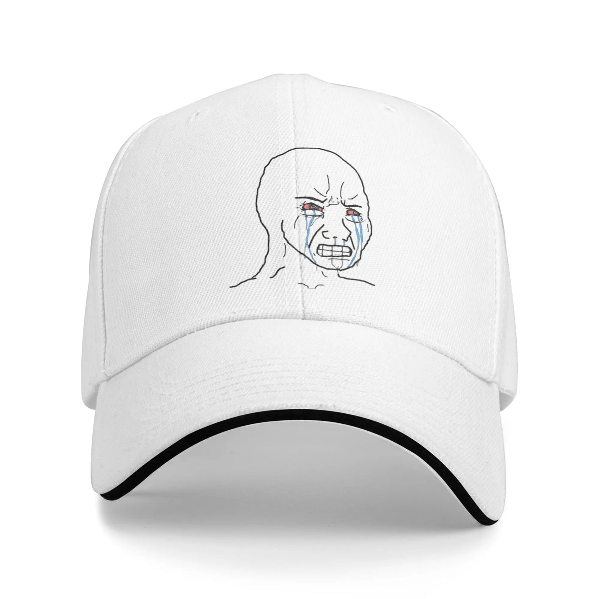 Gem Alarm! Soyjak Wojak Meme Sandwich Hats Baseball Cap