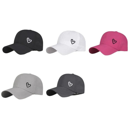 Fashion Love Heart Ponytail Baseball Cap