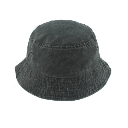 Summer Washed Denim Bucket Hats Foldable Packable Soild Color Fisherman Hat