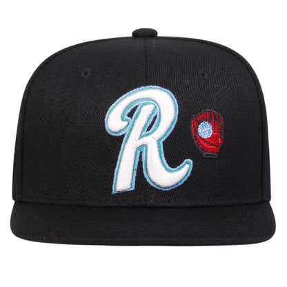 Unisex R Letter Embroidery Hip-hop Hats Spring Autumn Outdoor