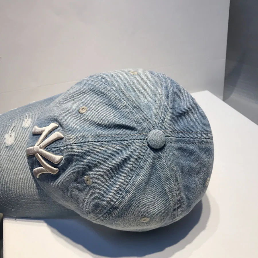 New Unisex Letter Embroidery Washed Cowboy Baseball Caps