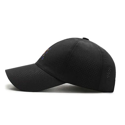 Nesquik Chocolate Milk Rabbit Quick Dry Baseball Cap