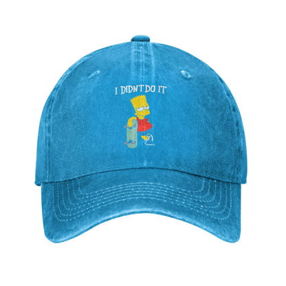 The S-simpson Skateboard Casual Baseball Cap