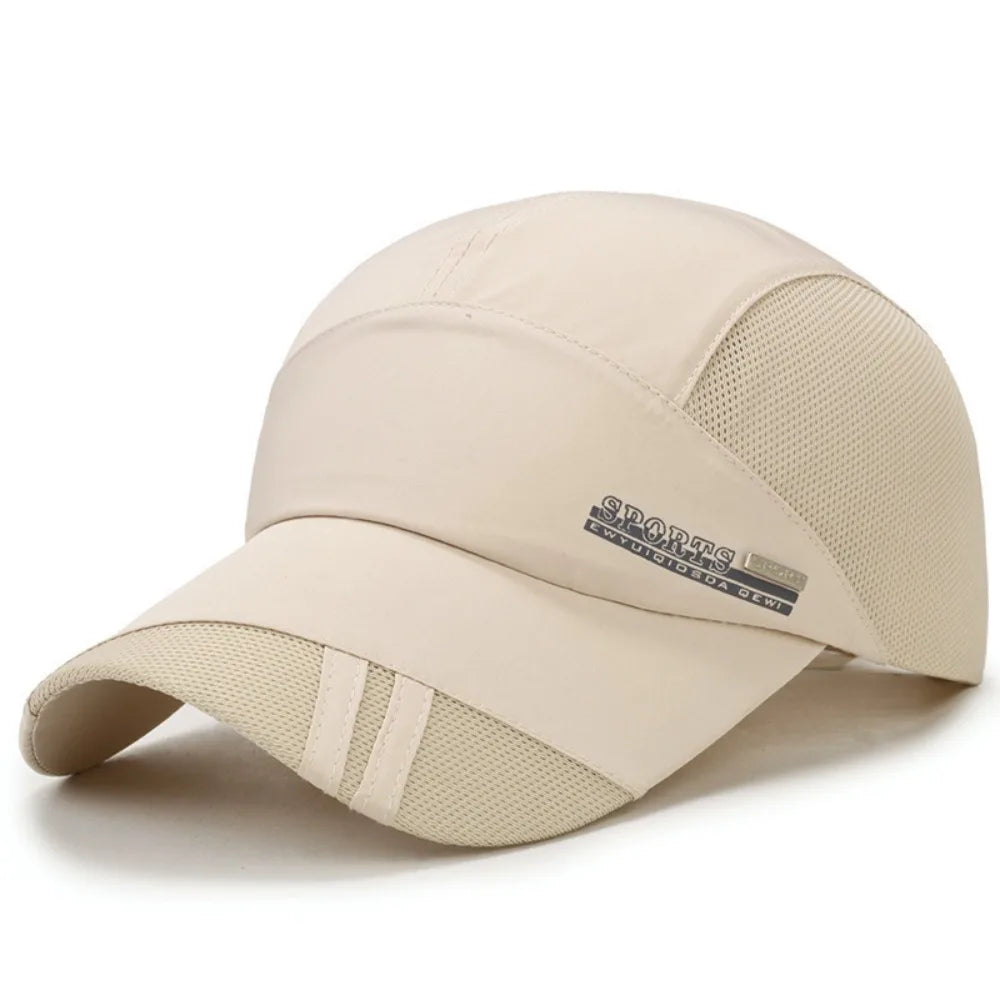 New Quick Dry Baseball Cap Breathable For Women Men