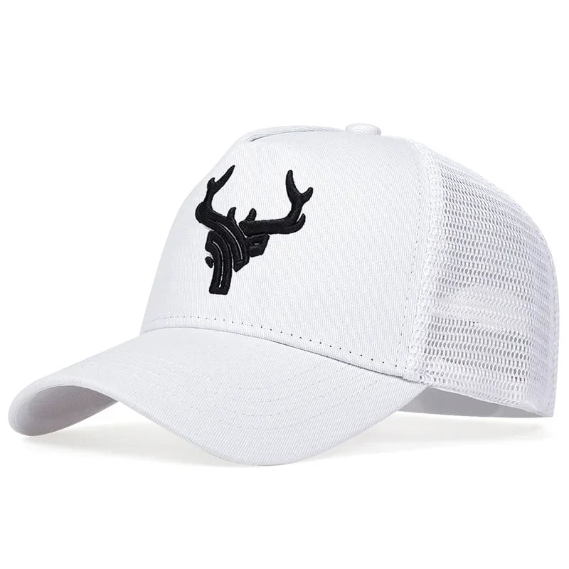 Unisex Antler Embroidered Baseball Cap