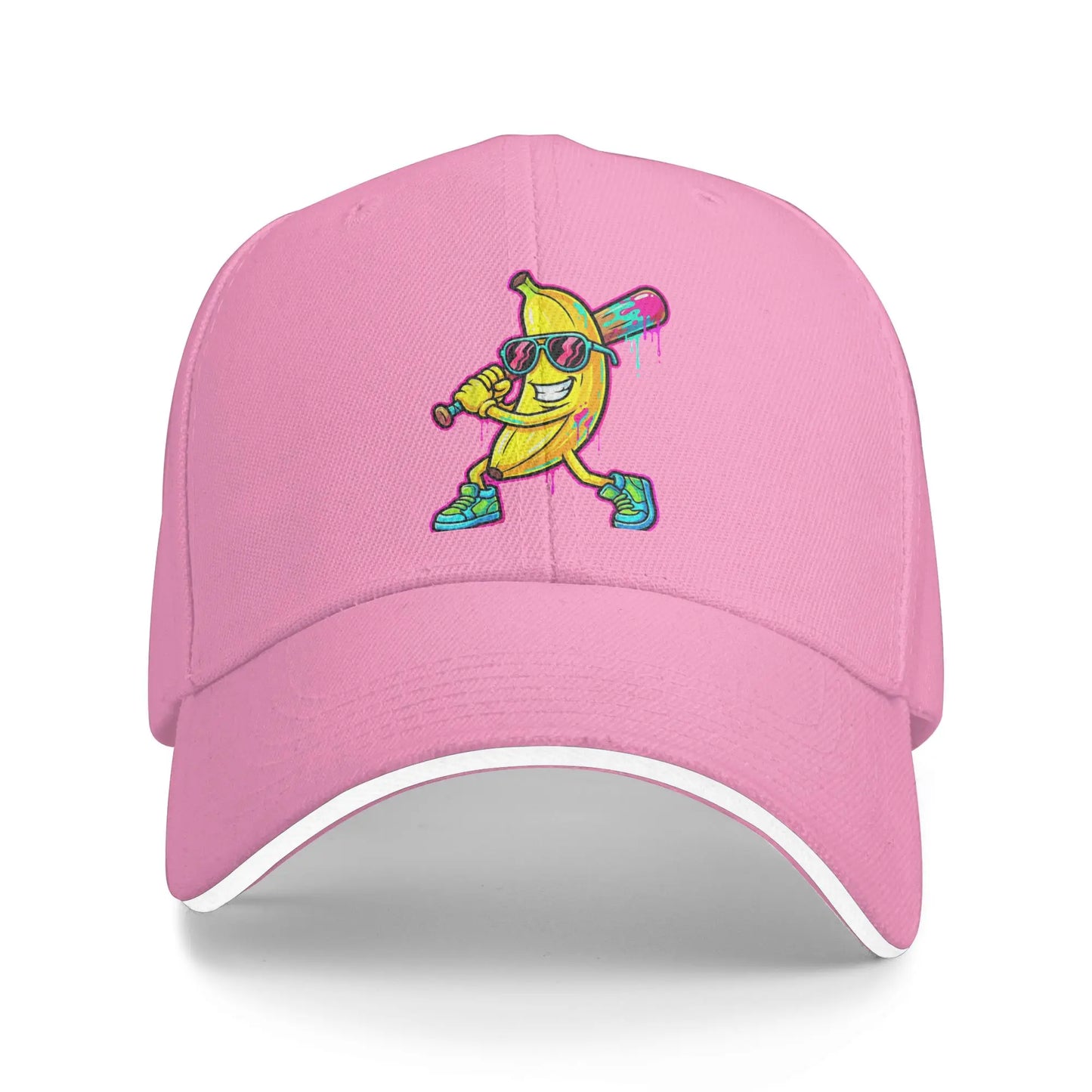 Banana Funny Baseball Drip Ice Cream Casual Baseball Cap