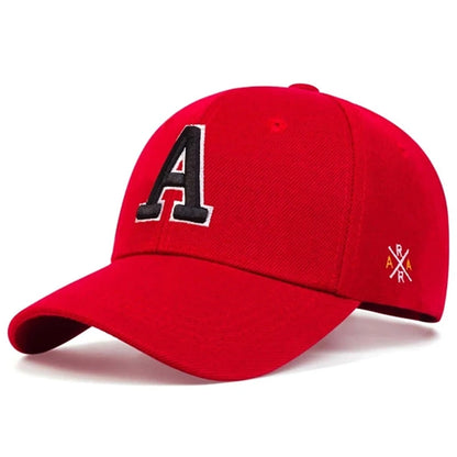Fashion New Baseball Hat A Letter Side AR Embroidery