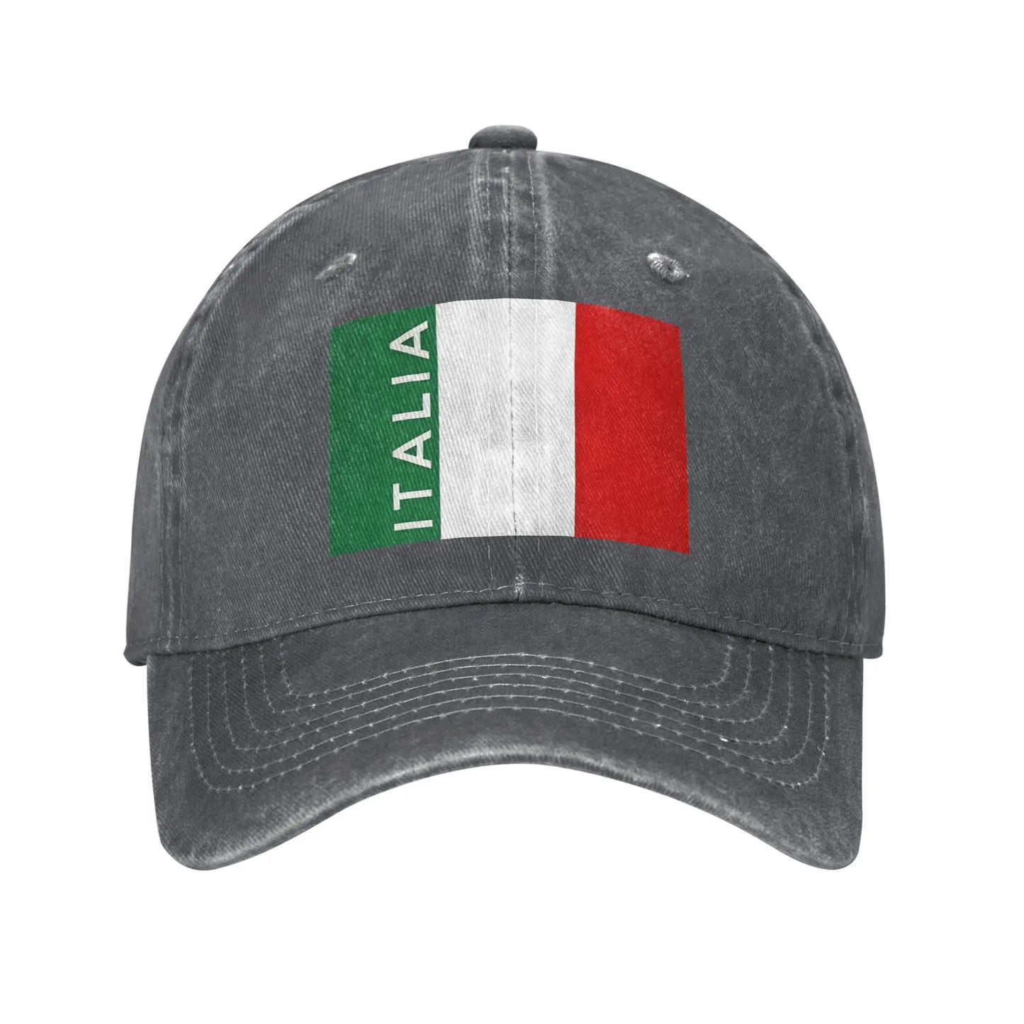 Flag of Italy Sun Baseball Cap Casual Men Women