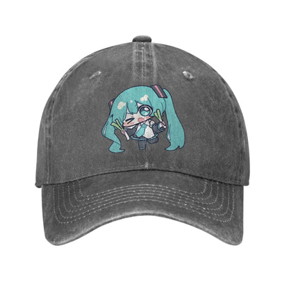 Casual Hatsunes Mikus Vocaloid Baseball Caps