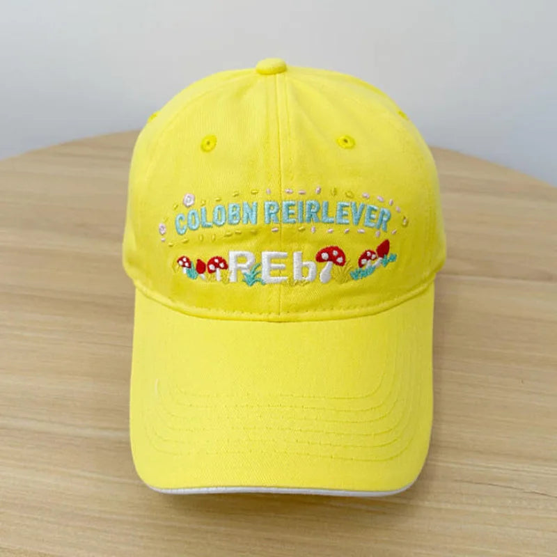 Pastoral Floral Wide Brim Baseball Cap
