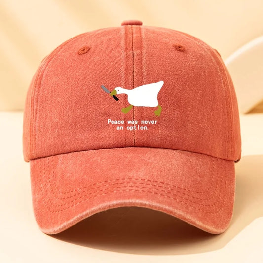 A Running Goose Fashionable Printed Baseball Cap