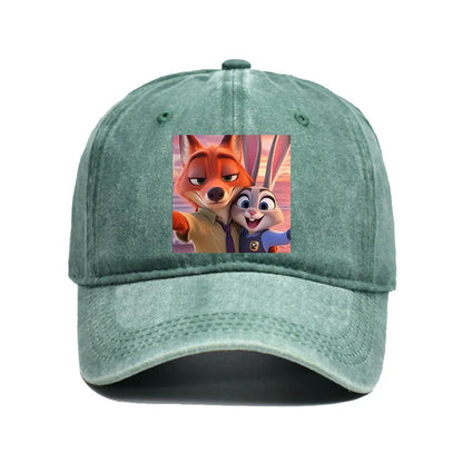 Zootopia Judy Nick Cute Versatile Protection Windproof Baseball Cap