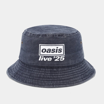 OAsis Printed Washed Retro Sunshade Fisherman Bucket Hat