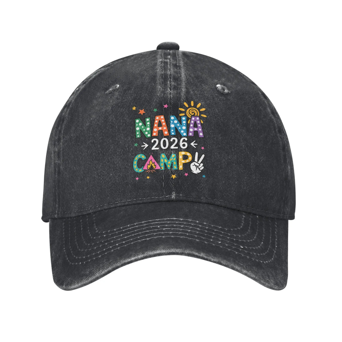 Nana Camp 2026 Family Vacation Summer Camping Unisex Style Baseball Caps