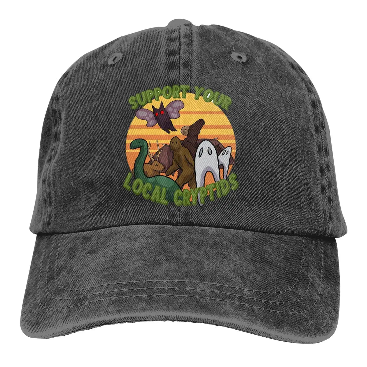 Support Your Local Cryptids Baseball Cap