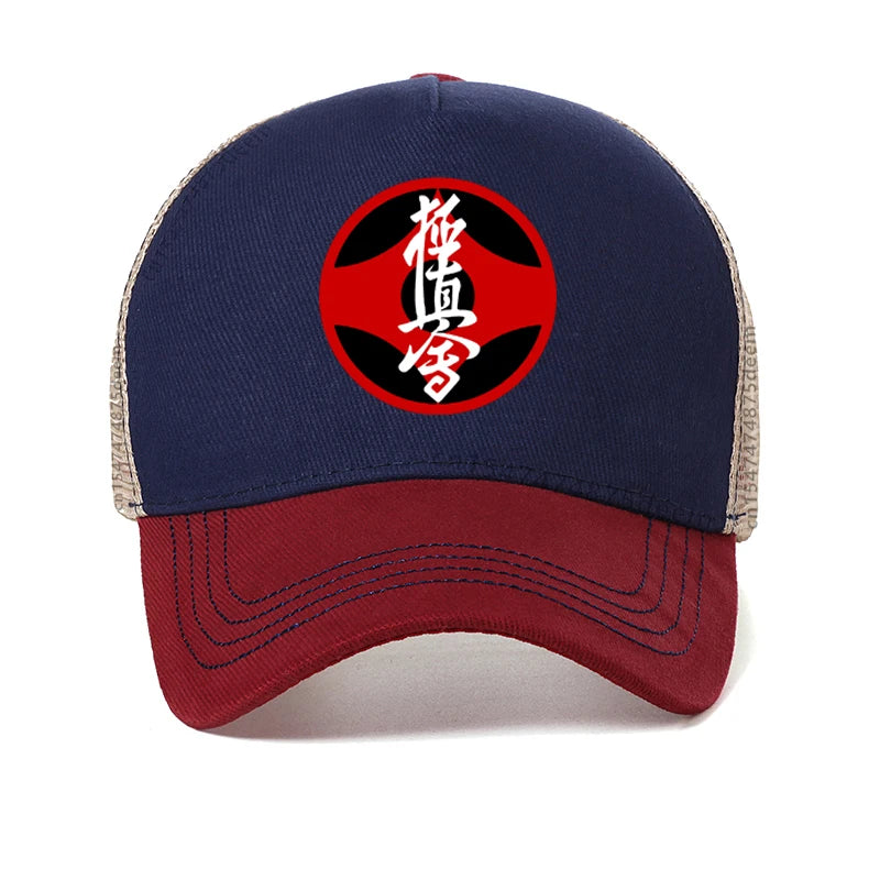 Kyokushin Karate Symbol And Kanji Men Baseball Cap